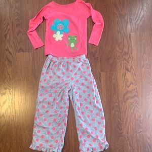 4T Cotton and Fleece Sleep Set